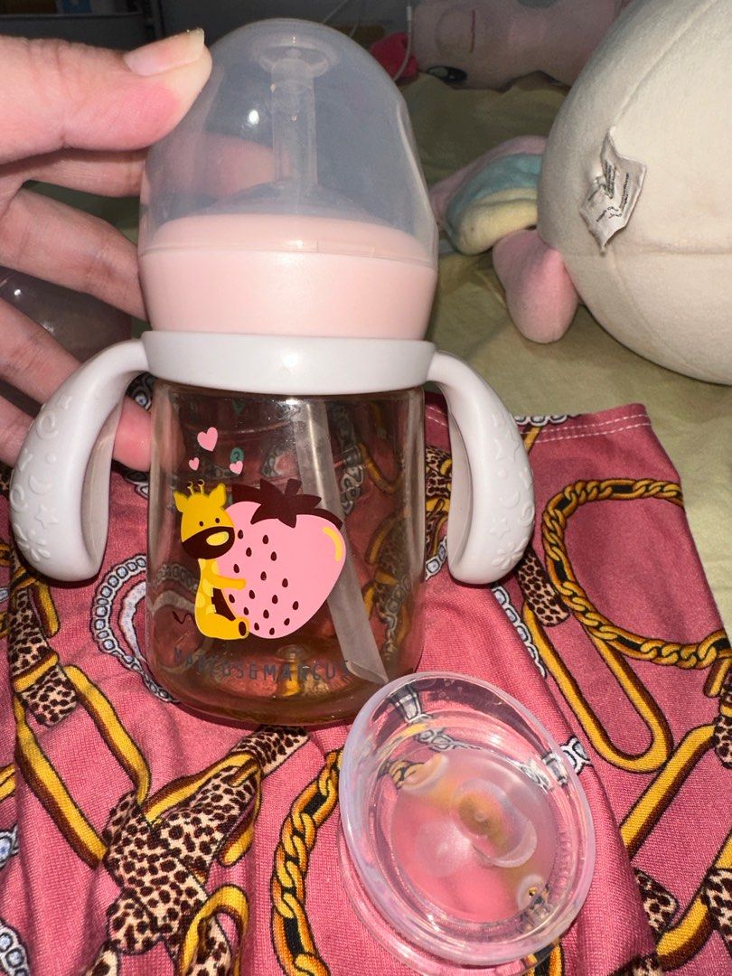 Marcus&Marcus PPSU transition trainer bottle set (Category: Breastfeeding & Bottle Feeding) located in Cavite. Submitted by mommyjhaiiii (Listing ID 1260969309, Image 3). Description: Used once ayaw ni LO. Bought 1,199 at mall. .
