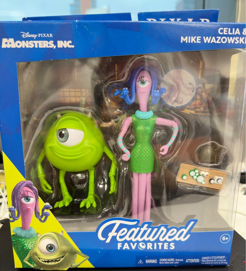 Pixar Featured Favorites Celia & Mike Monsters Inc Figures