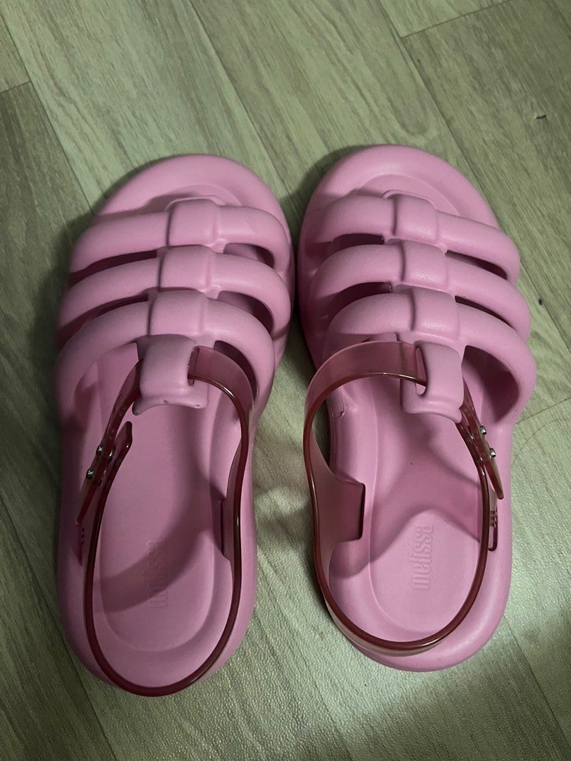 Melissa Sandals Barbie pink Women s Fashion Footwear Sandals on