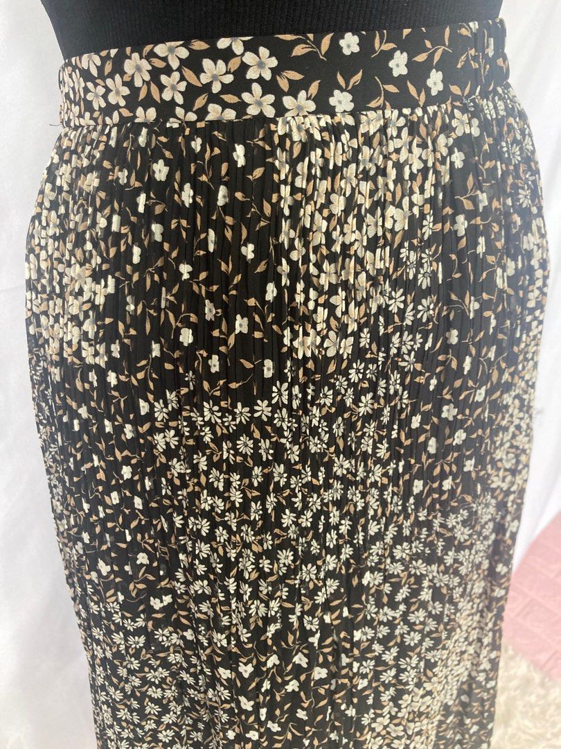 Japan leopard top print midi skirt