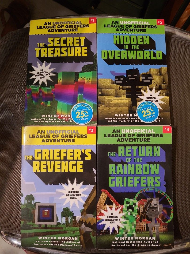 Minecraft (Category: Children's Books) located in Singapore. Submitted by ownhouseholditems (Listing ID 1260264474, Image 1). Description: Books are from $2-$6, in good condition..