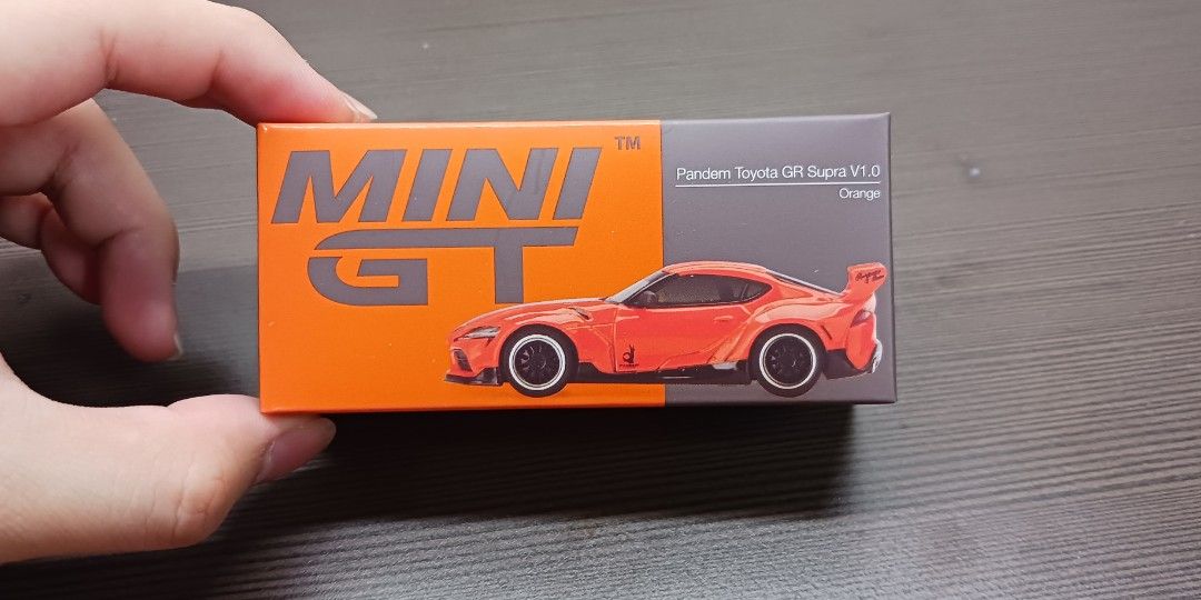 minigt pandem toyota GR Supra orange