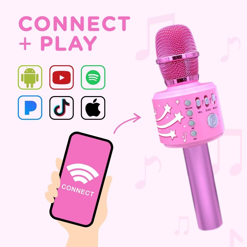 Motown Magic Bluetooth Karaoke Microphone Includes 30 Famous