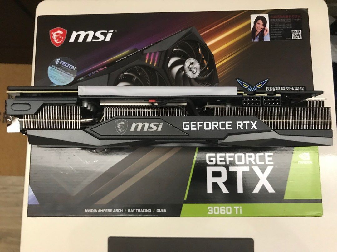 MSI GTX 3060Ti GAMING X TRIO, 電腦＆科技, 電腦周邊及配件, 其他 - Carousell