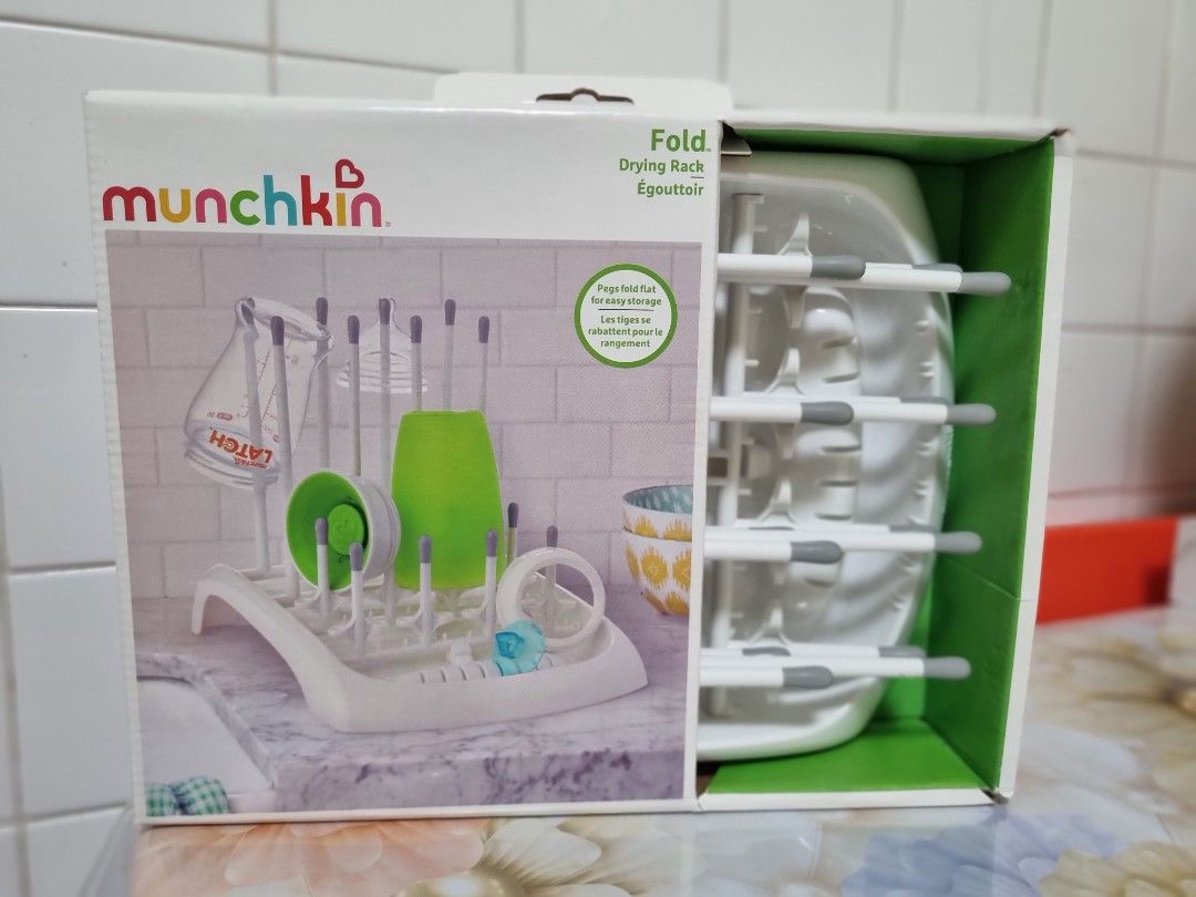 Munchkin Fold Drying Rack, Babies & Kids, Nursing & Feeding