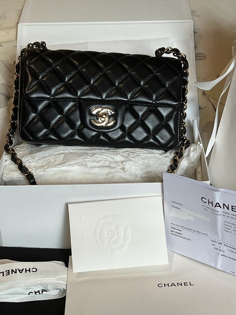 tas sling-bag Chanel Phone Holder 19 Denim Sling Bag