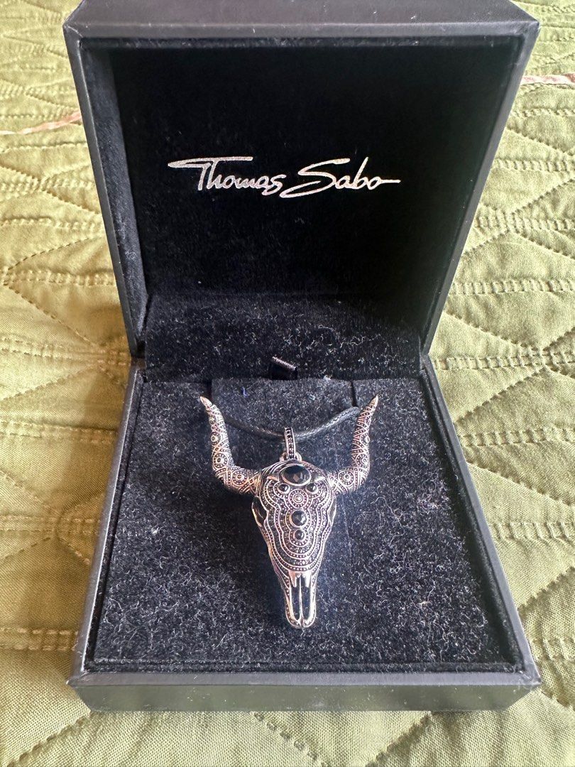 Thomas sabo bull skull pendant best sale