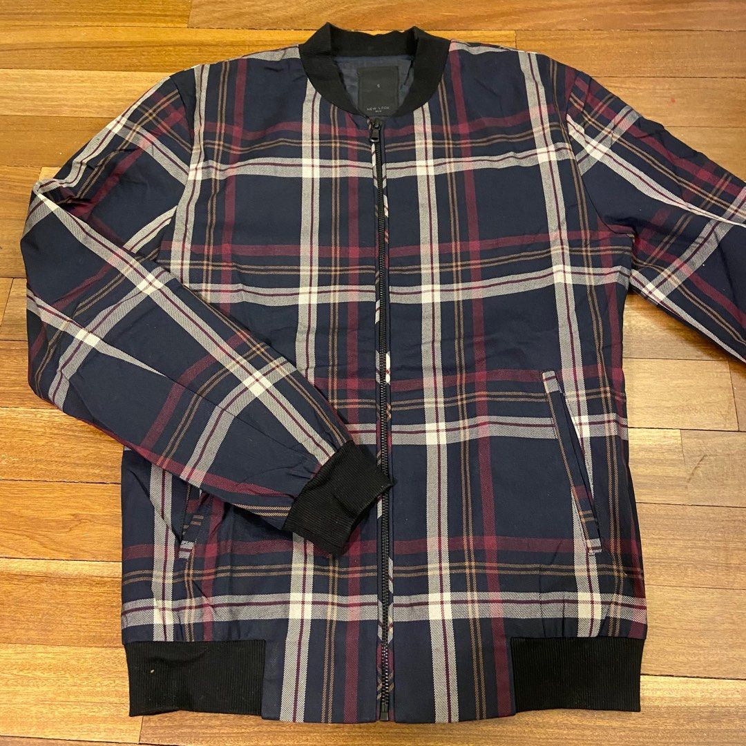 Tartan jacket new discount look