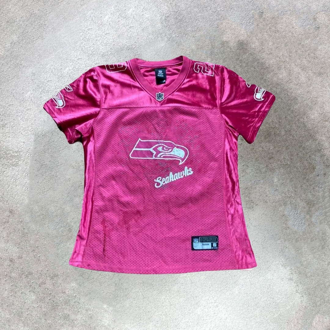 NFL Seahawks Pink Football Jersey for women Men s Fashion
