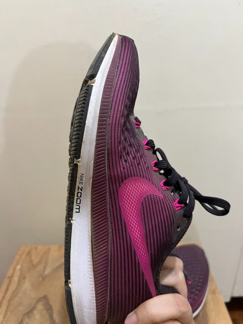 Nike zoom pegasus sale 34 women's shoes wine/pink/black