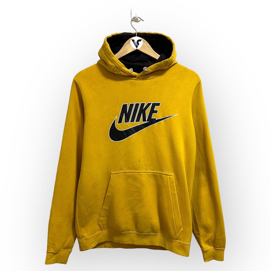 Nike black and yellow store hoodie