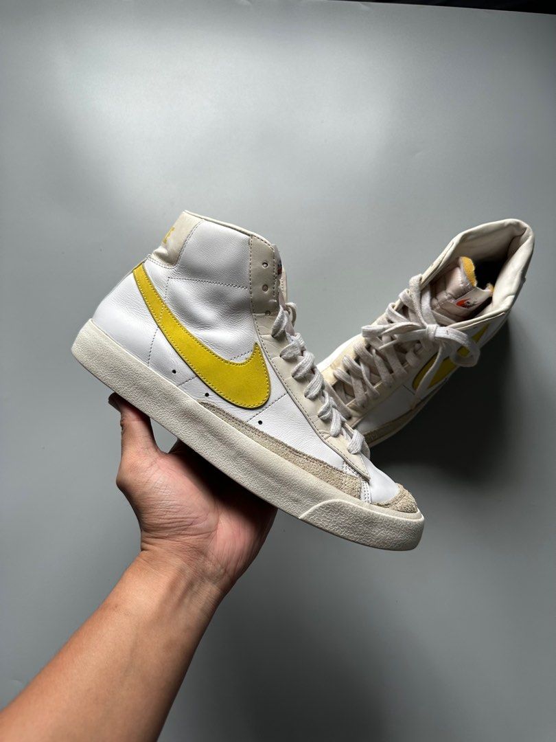 Nike Blazer Mid 77 Vintage Optic Yellow Men s Fashion Footwear
