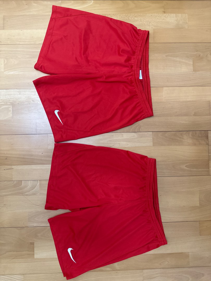 Red dri fit shorts online