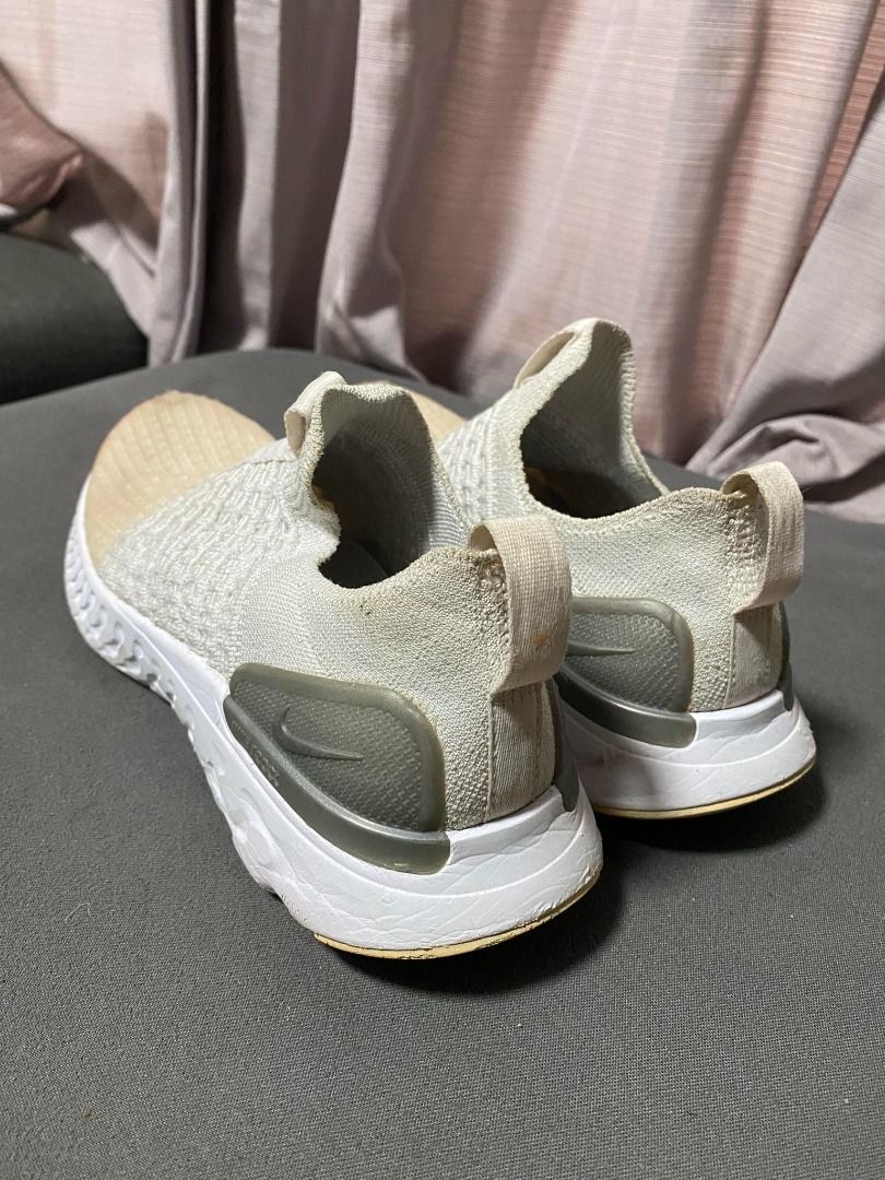 Nike epic phantom react flyknit white pure platinum shop