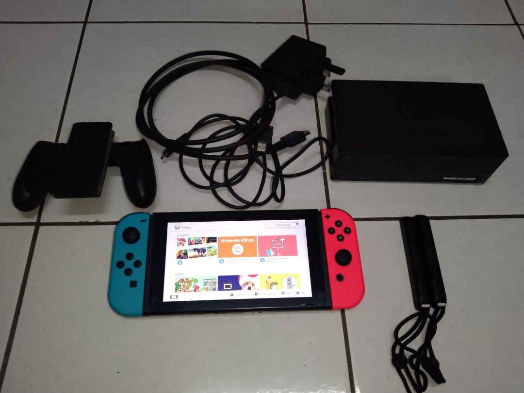 Nintendo SWITCH V2 32GB 128GB SD CARD Complete set Video Gaming