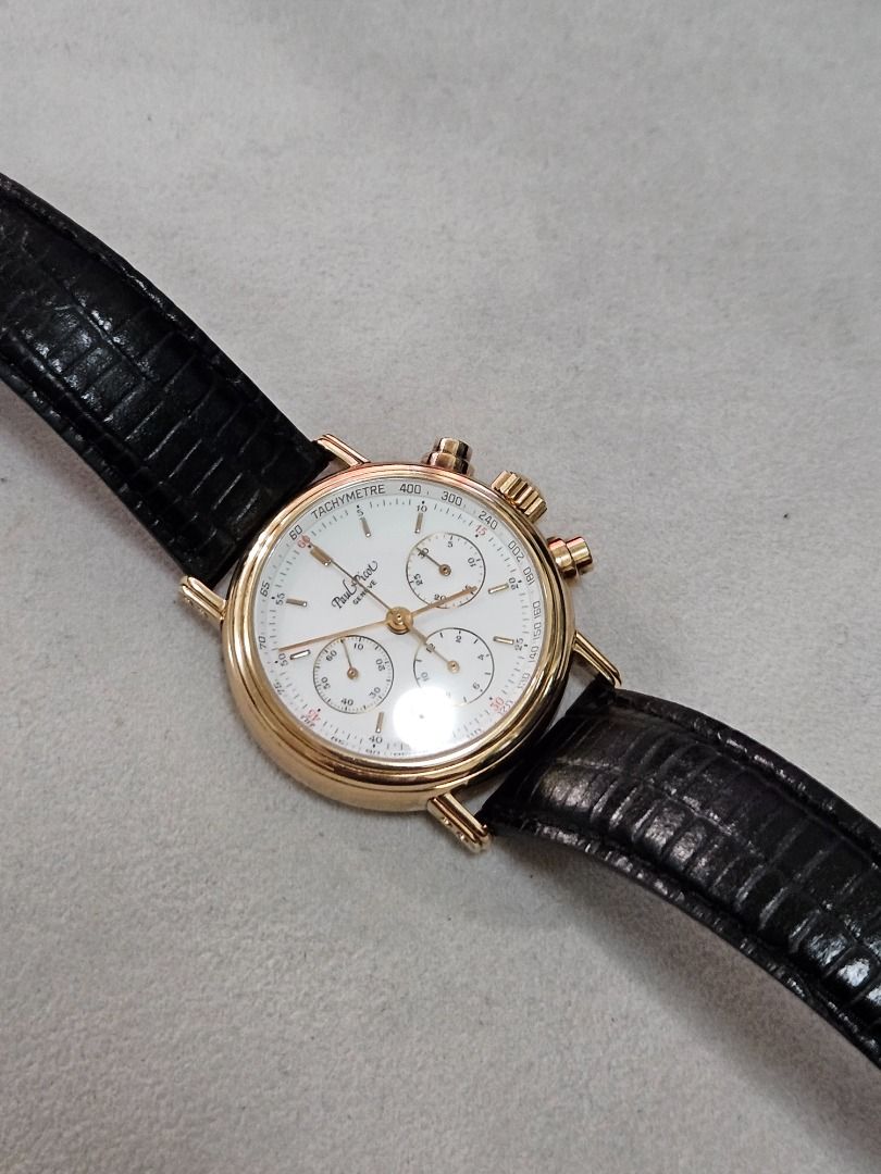NOS 18K Paul Picot Lemania 1873 Chronograph omega speedmaster 861