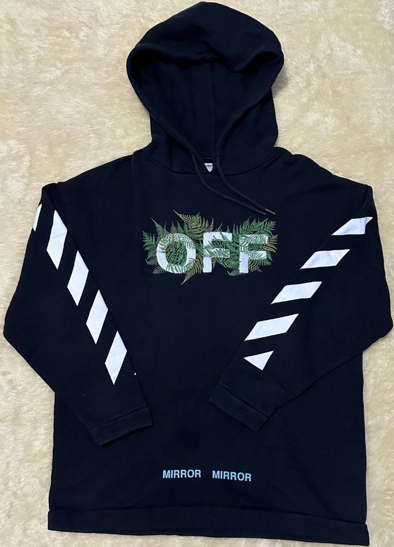 Off white fern hoodie clearance