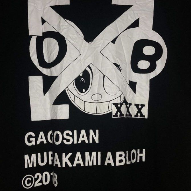 Off white on sale gagosian tee