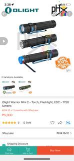 Olight Warrior Mini 2 - Torch, Flashlight, EDC - 1750 lumens
