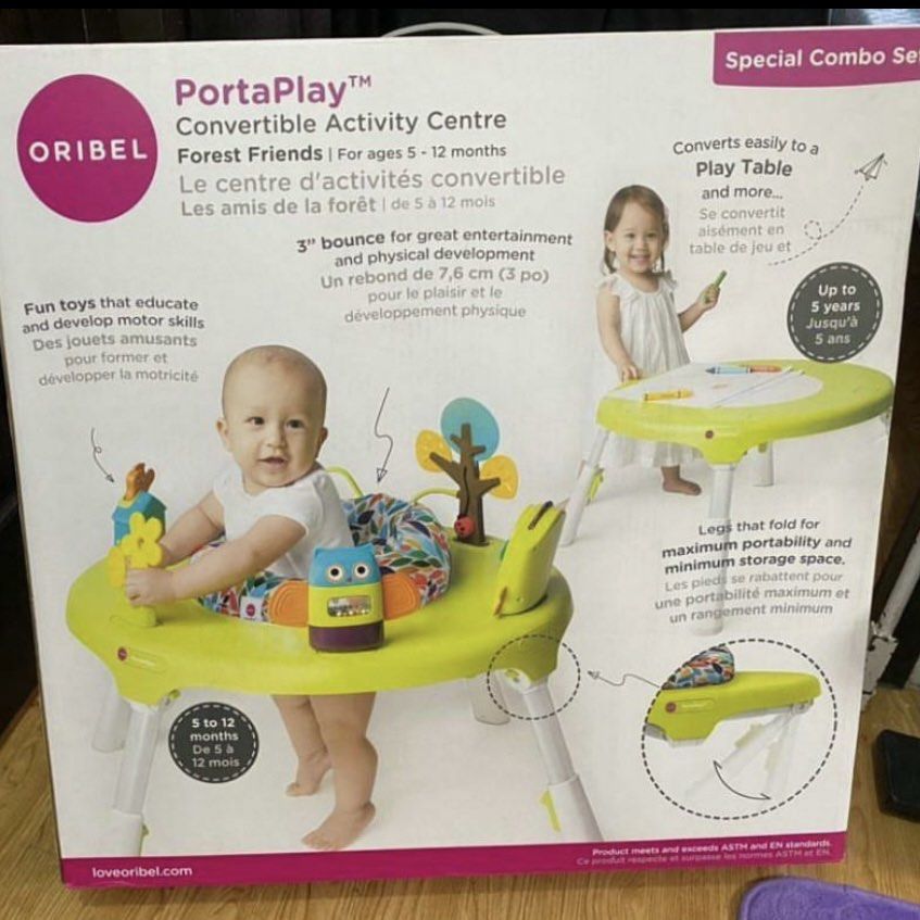 Table d'activités convertible bébé PortaPlay
