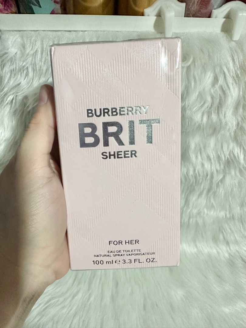 Original Burberry Brit Sheer New Packaging 100ml