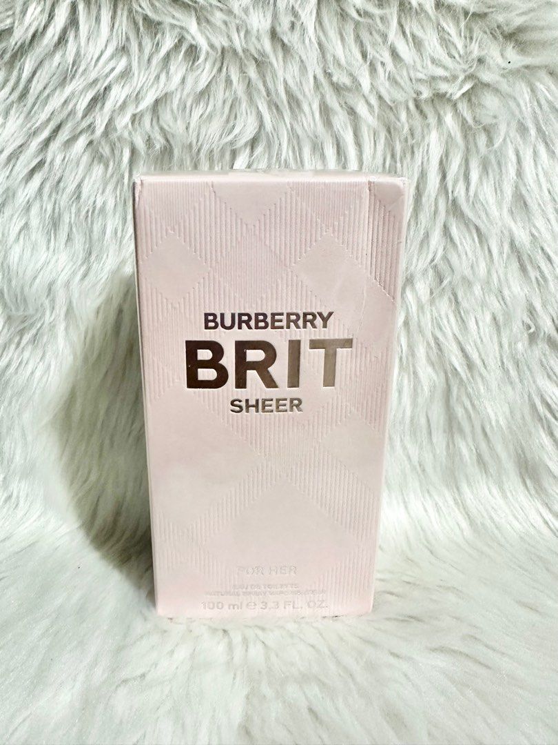 Burberry brit hotsell sheer old packaging