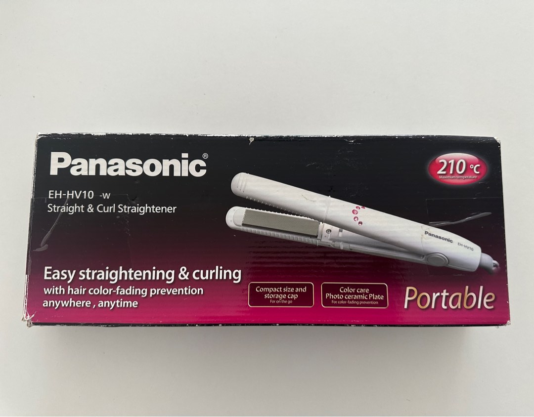 Panasonic hair straightener and curler outlet