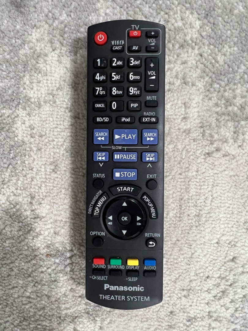 Panasonic Theater System Remote Control, TV & Home Appliances, TV