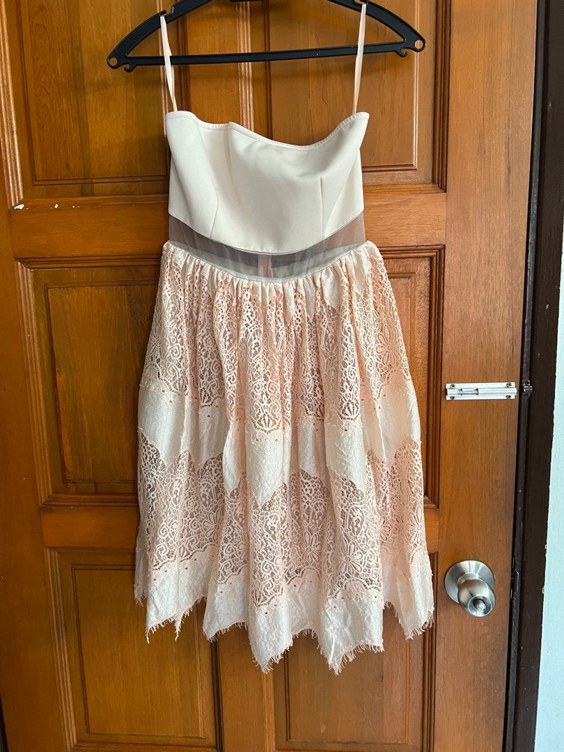 Peach outlet tube dress