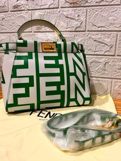 Fendi FENDI Zucca PVC Tote Bag Brown P14175 – NUIR VINTAGE