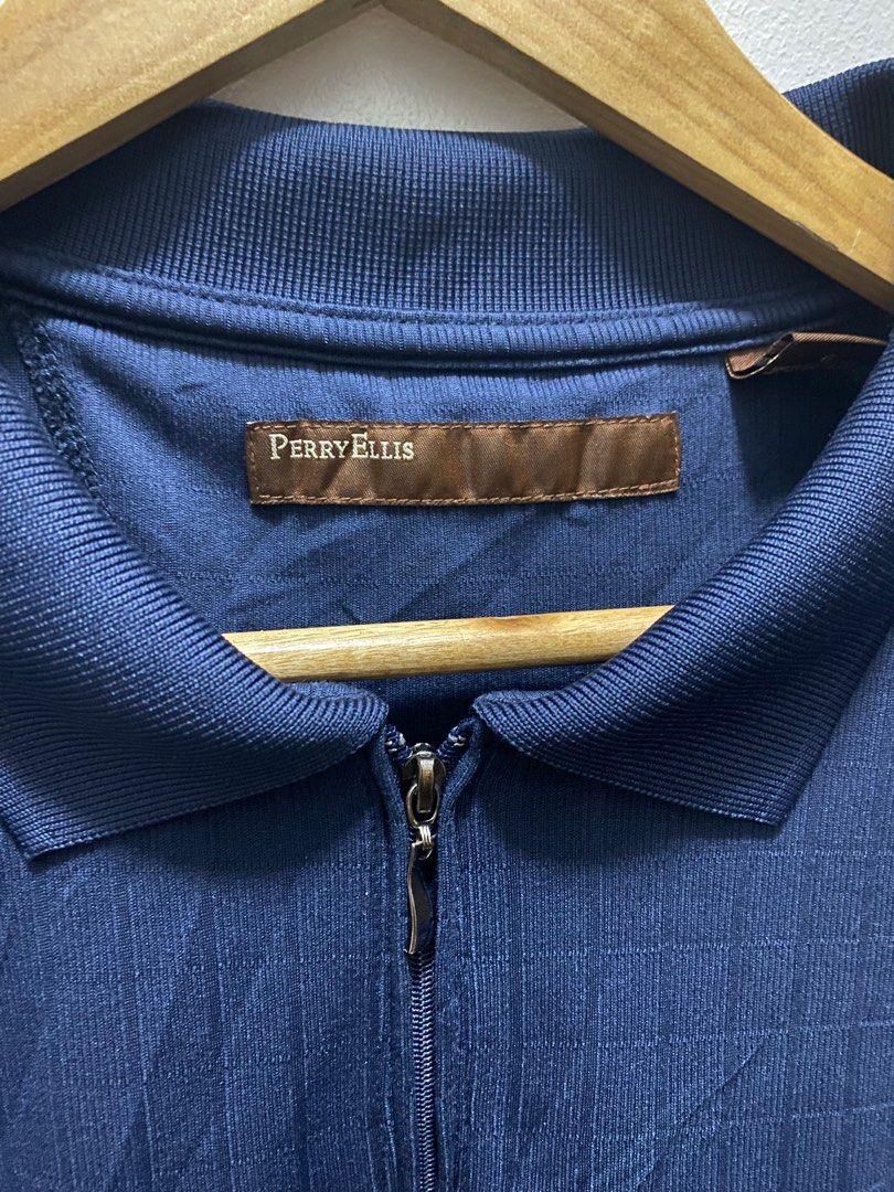 Perry ellis store quarter zip polo