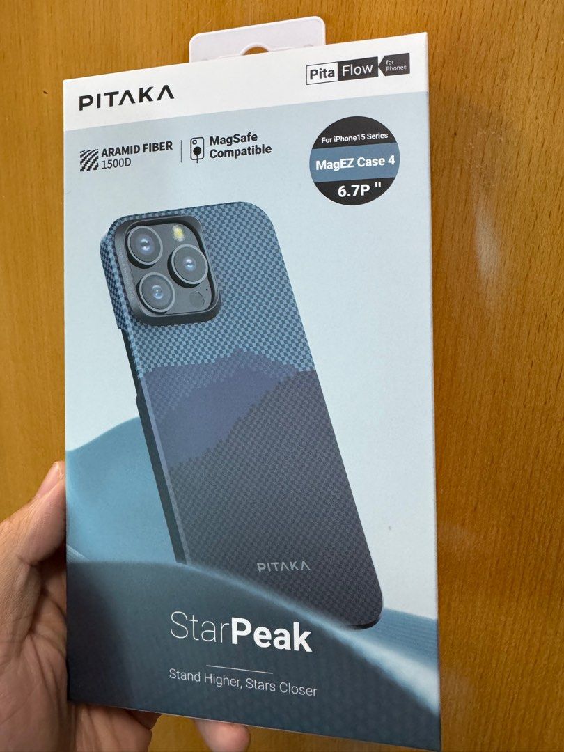 現貨PITAKA - StarPeak MagEZ Case 4 Iphone 15 Pro Max Case 半包款