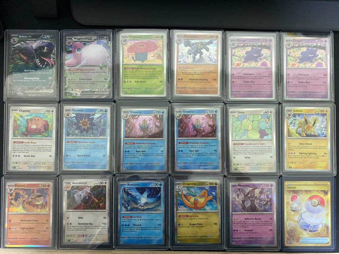 pokemon 151 card list with reverse holo Pokemon 151 Complete Reverse Holo Card Set - 164 Total Cards main image 1
