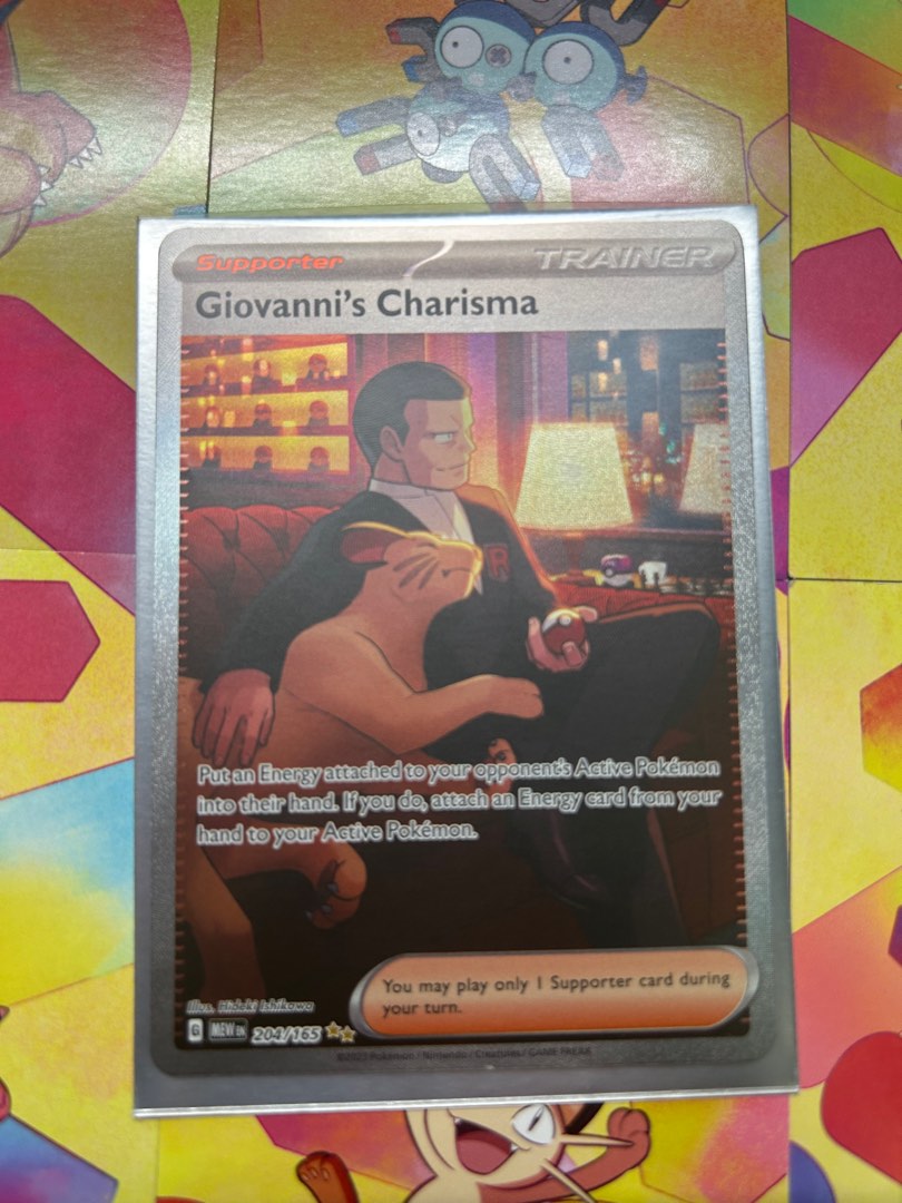 [WTS/WTT] Pokemon 151 Scarlet & Violet Giovanni’s Charisma 204/165