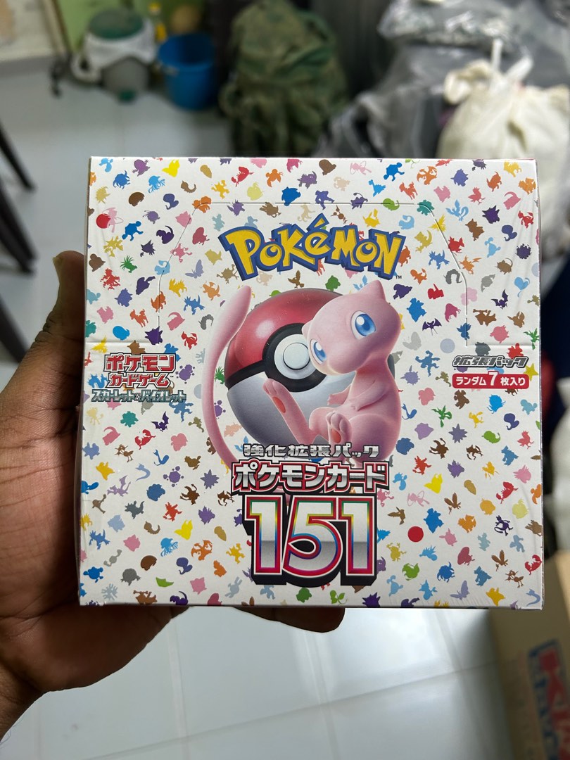Pokemon 151 Japanese Booster Box, Hobbies & Toys, Toys & Games on Carousell