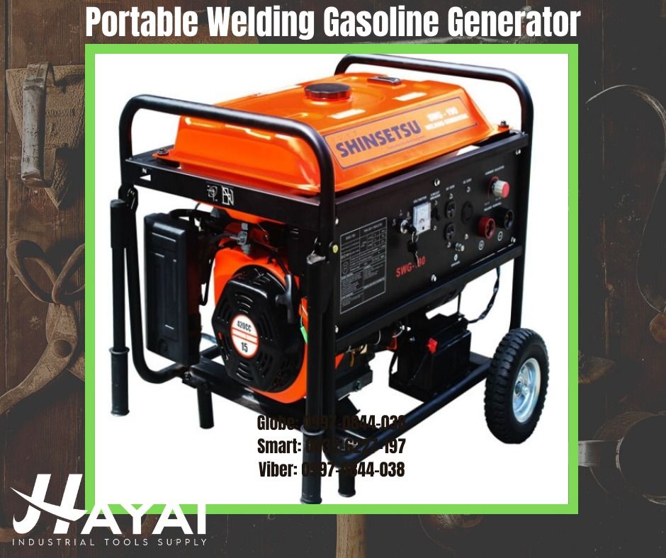 Portable Welding Gasoline Generator, Commercial & Industrial ...