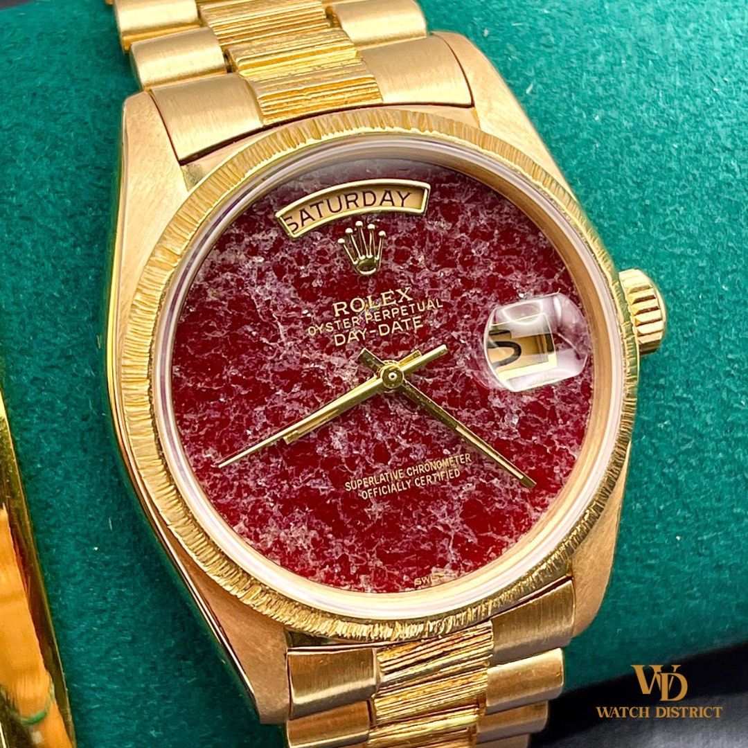 Red presidential rolex on sale