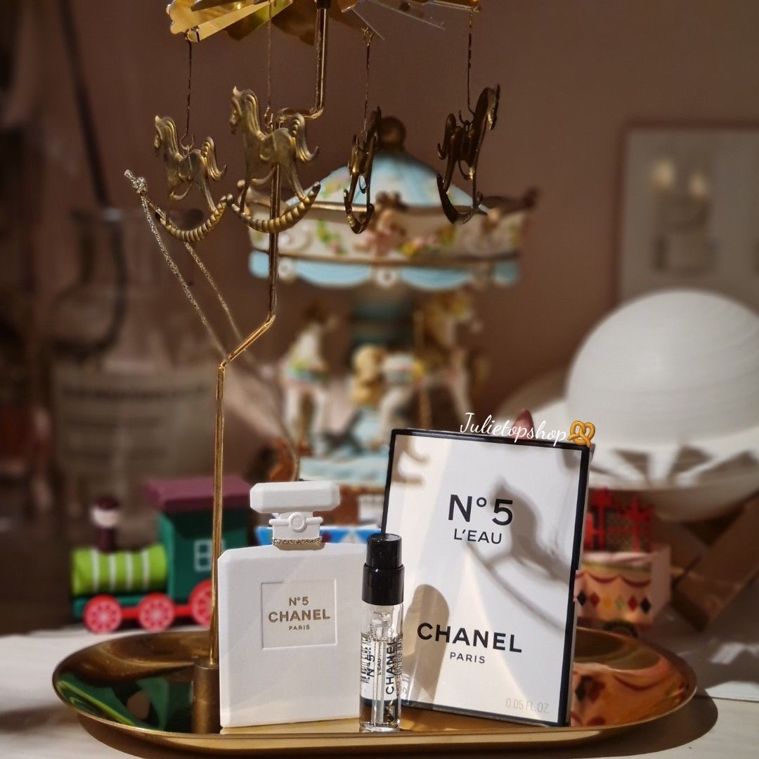 PROMO✨️Chanel Beaute N5 L'eau 1.5ml Vial & Paper Ornament, Beauty & Personal  Care, Fragrance & Deodorants on Carousell