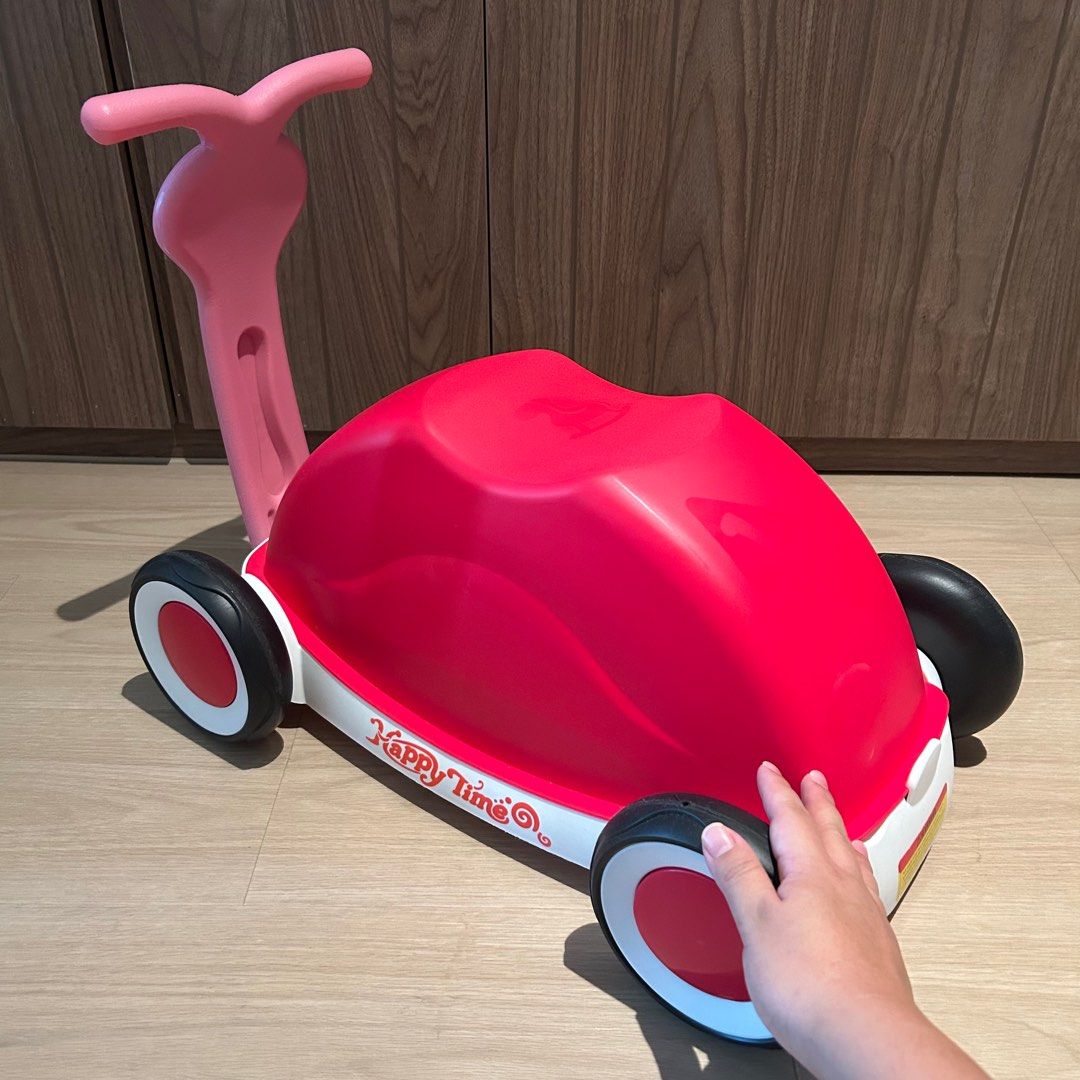 Push car Pink Snail, Babies & Kids, Infant Playtime on Carousell
