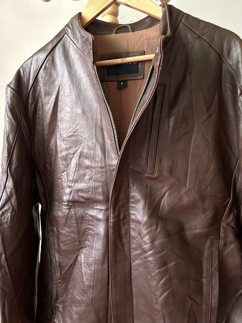 Quality N.Z sheep leather jacket IDEAL zippers Men s Fashion