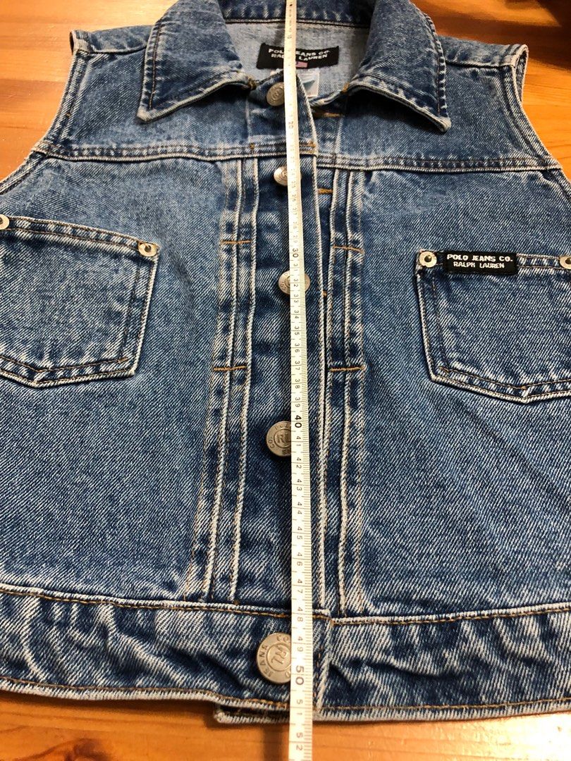 Ralph Lauren Denim vest Carousell