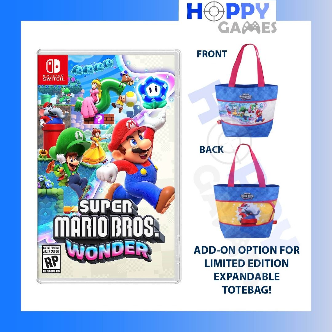 [READ DESCRIPTION] *TOTEBAG OPTION* Super Mario Bros Wonder Nintendo ...