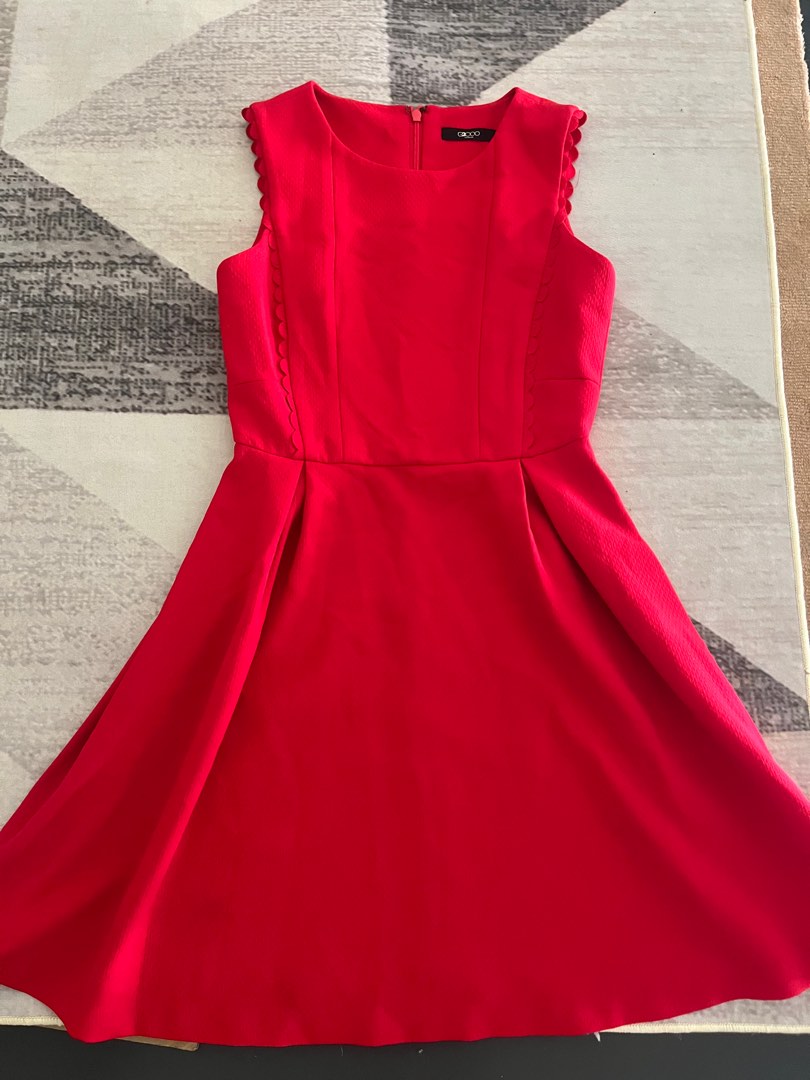 Red sale formal dress