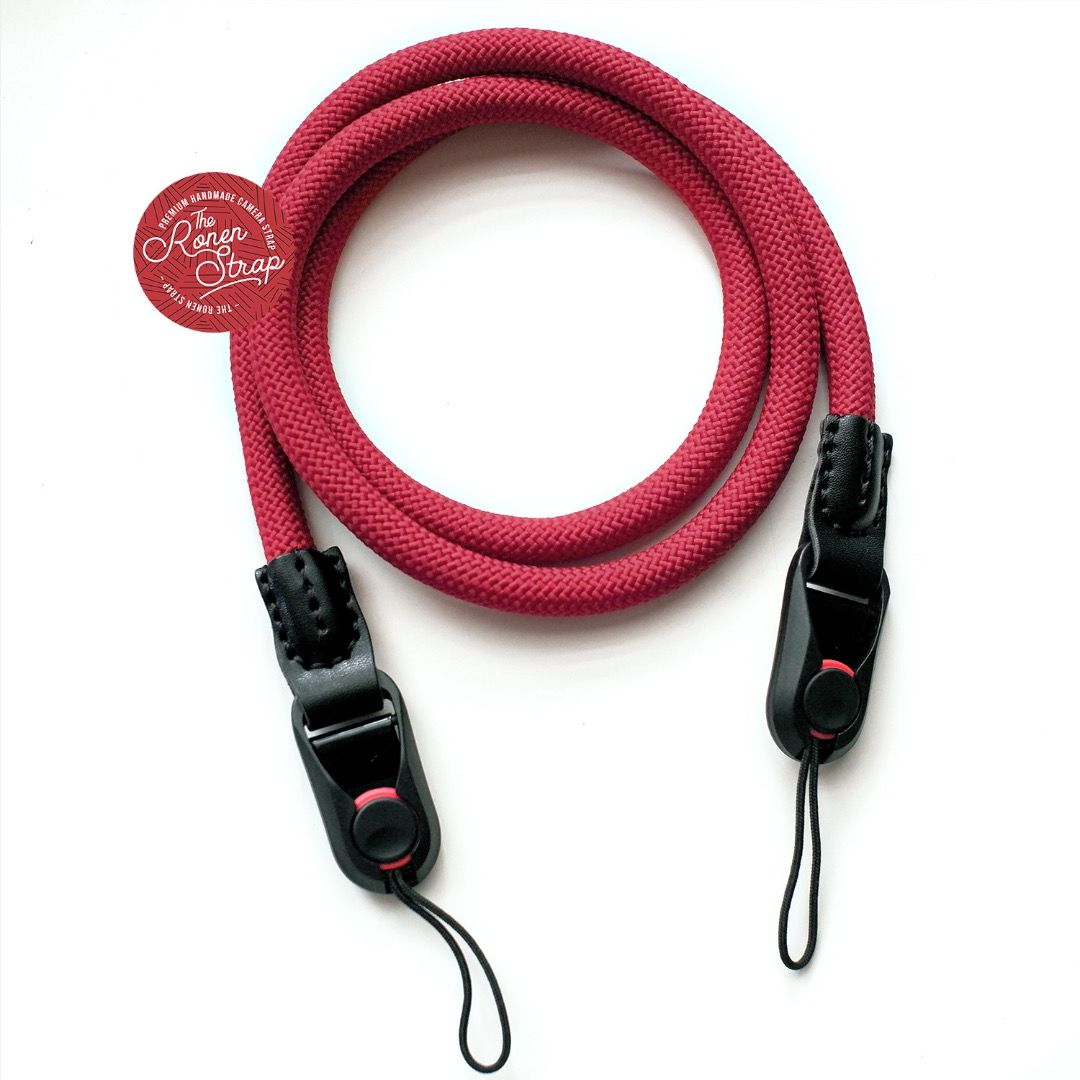 Red Nylon Rope Camera Strap with Quick release for Shoulder & Neck ...