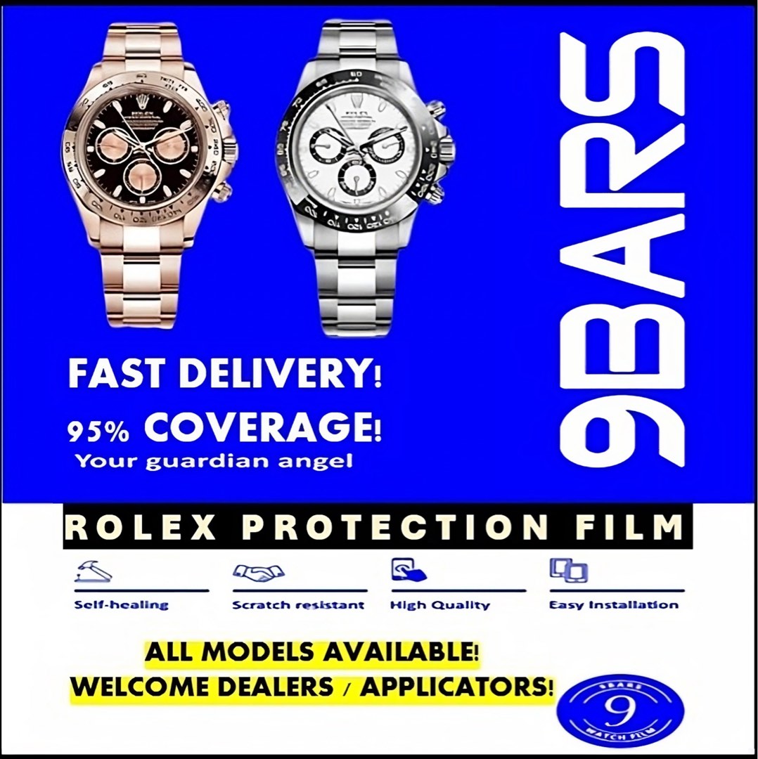 Rolex Protector Film [95 Coverage], Luxury, Watches on Carousell