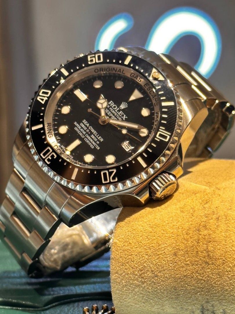 Rolex Sea Dweller Deepsea Black 3900m 116660 Luxury Watches on