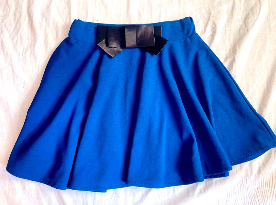 Royal Blue skater skirt, Women's Fashion, Bottoms, Skirts on Carousell