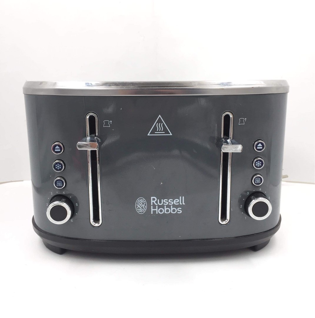 RUSSELL HOBBS Legacy Stainless Steel 4Slice Toaster 220volts, TV
