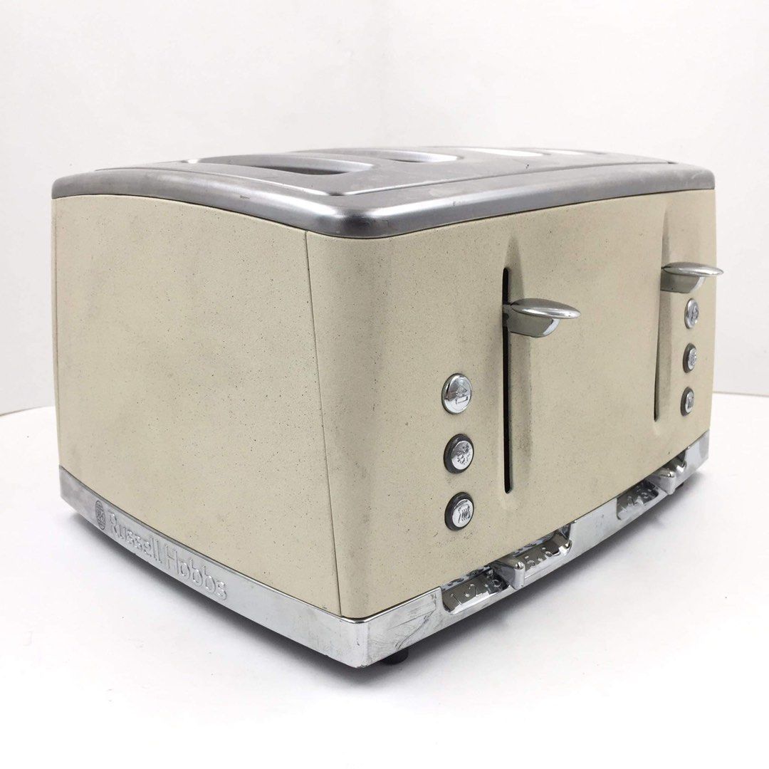 RUSSELL HOBBS Stone Textured 4Slice Toaster 220volts, TV & Home