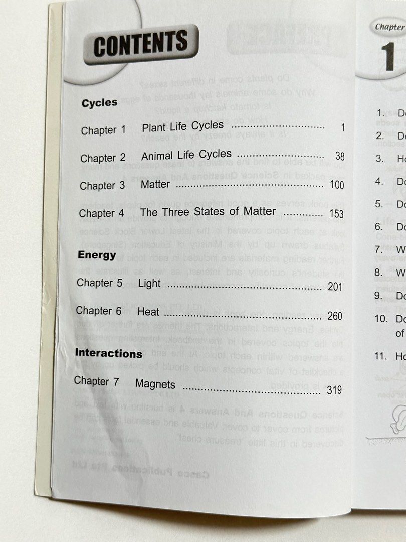 Science Questions & Answers Primary 4, Hobbies & Toys, Books ...